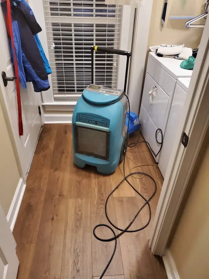 Commercial dehumidifier deployed for Crawl Space Restoration in Colorado Springs
