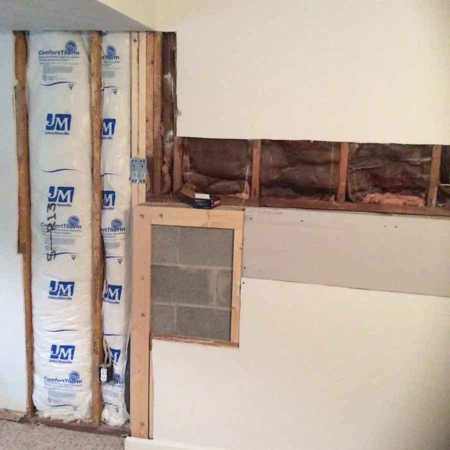 Wall insulation replacement during Structural Drying in Colorado Springs